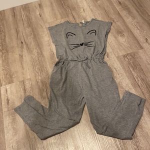 Fab Kids Cat Face Pant Romper